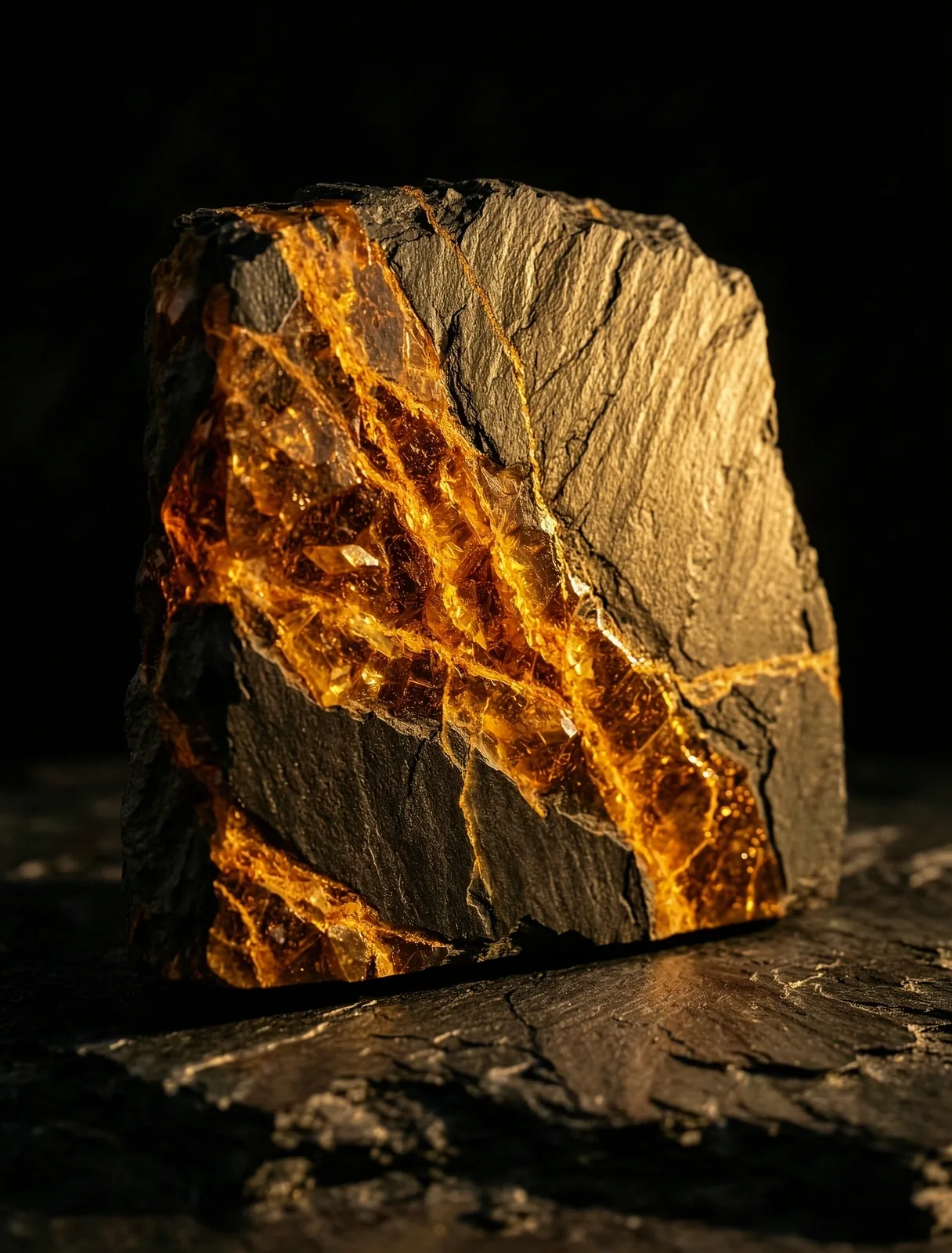 Establishing shot of mineral power